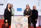 četras sievietes ar gleznu Dažādības novērtējuma apbalvošanas ceremonija 2022
