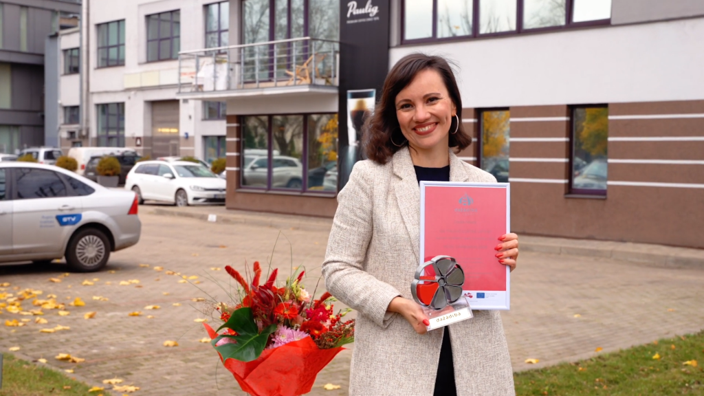 Dažādības 2020 laureāte no SIA “Paulig Coffee Latvia” kategroijā “Mūsu darbinieki”