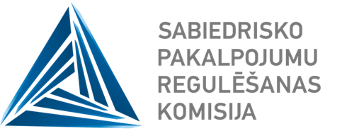 Sabiedrisko pakalpojumu regulēšanas komisija logo
