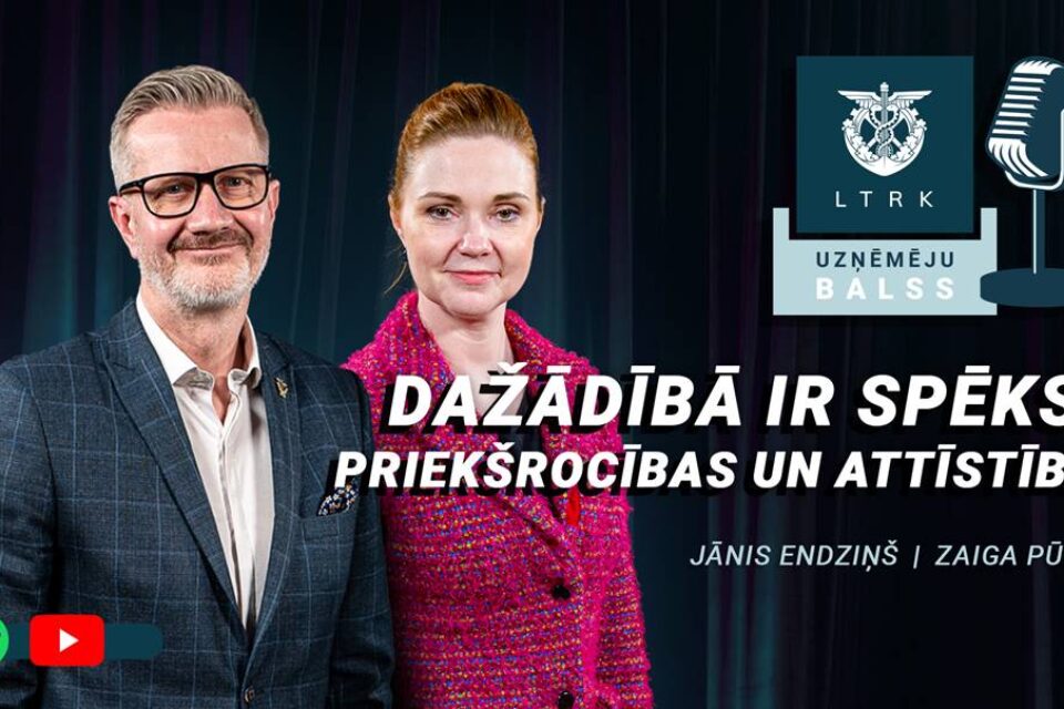 LTRK podkāsta “Uzņēmēju balss” LTRK valdes priekšsēdētāja Jāņa Endziņa saruna Ar Sabiedrības integrācijas fonda sekretariāta direktori Zaigu Pūci