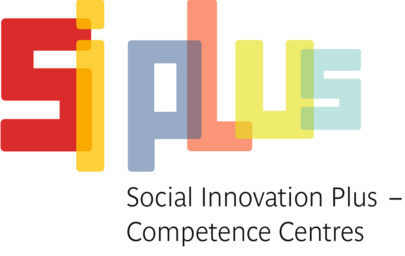 Projekta Sociālās Inovācijas plus - kompetenču centri logotips