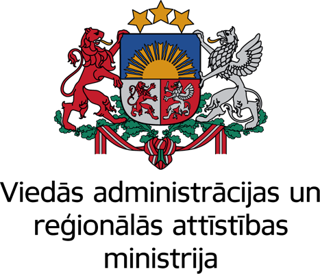 Latvijas Republikas Viedās administrācijas un reģionālās attīstības ministrijas logotips